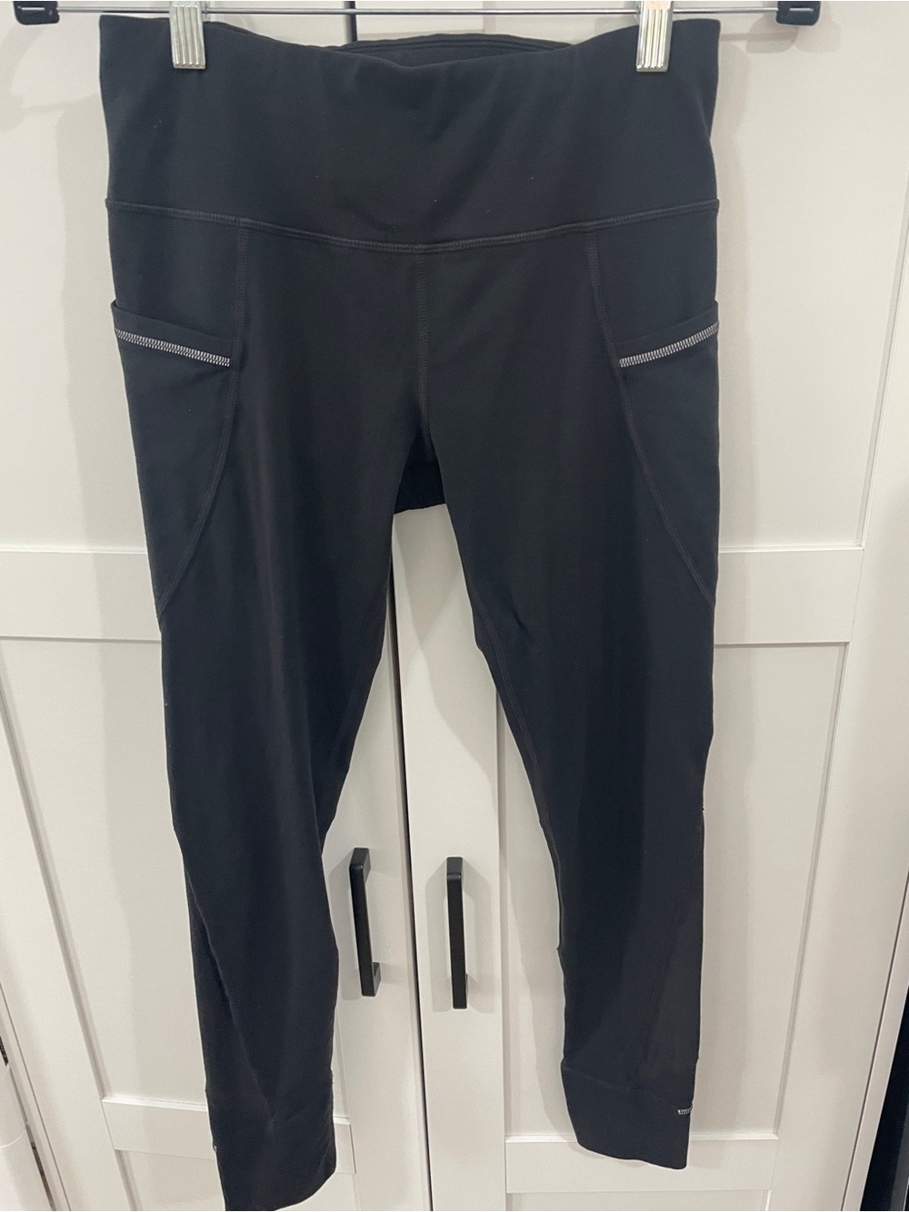 Athleta Black High-Rise Side-Pocket Leggings Sz Small
